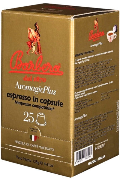 Capsules Barbera Caffè AROMAGIC PLUS - compatibles Nespresso®*