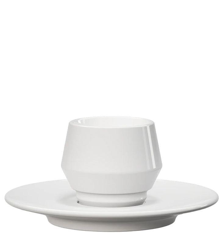 Maniko Espressotasse Weiß Doppelwandig