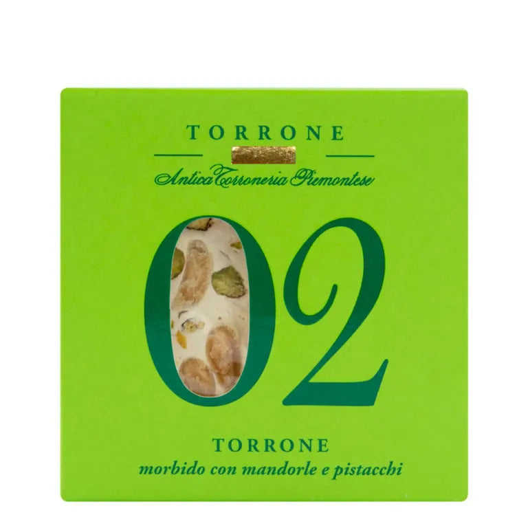 Nougat tendre No. 2  Amandes et pistaches - Antica Torroneria Piemontese
