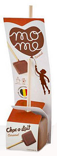 Chocolat belge et caramel salé sur bâtonnet - CHOC-O-LAIT