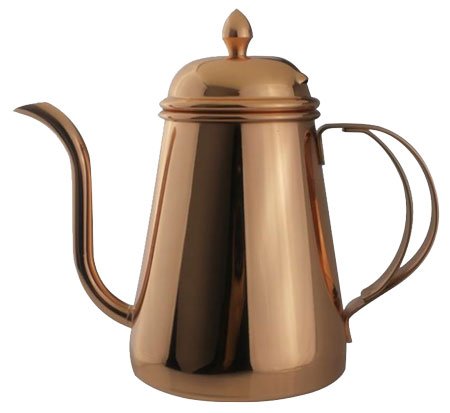 Cafetière en cuivre avec couvercle - JoeFrex