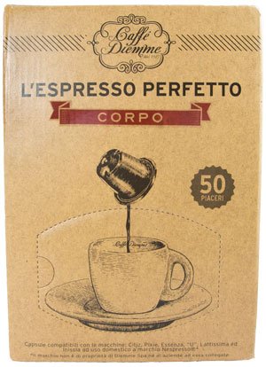 Capsules Caffè Diemme CORPO - compatibles Nespresso®*
